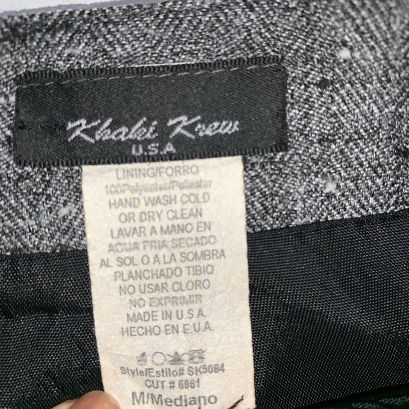 Khaki Krew | Gray Tweed Skirt Medium B07 - Picture 7 of 9